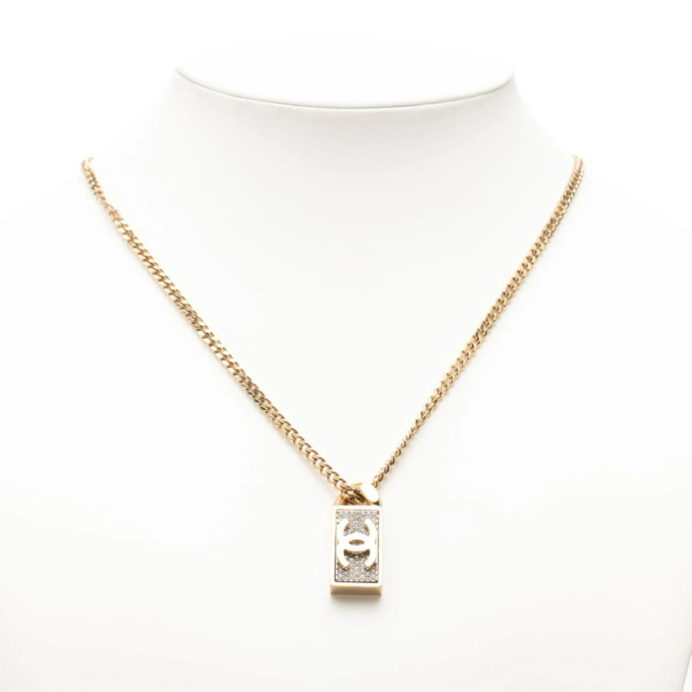 CHANEL Gold Logo Necklace - Picture 6 of 6